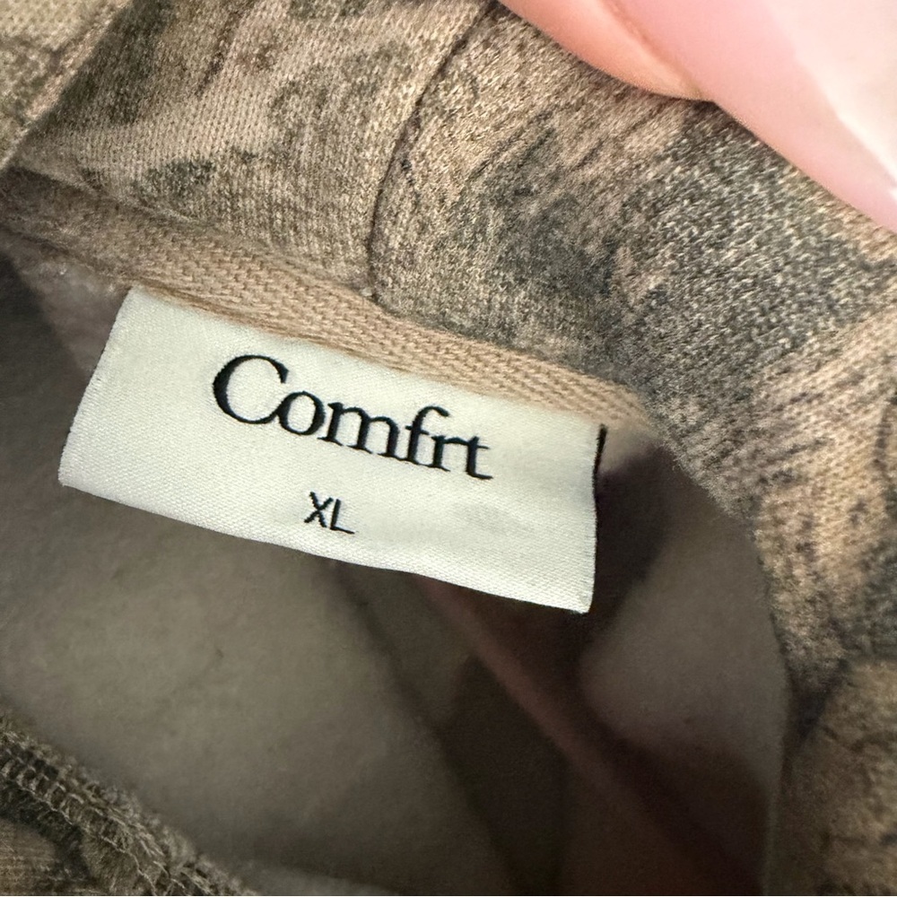 Comfrt Unisex Camo Camouflage Nature Hoodie Sweatshirt Size XL - Picture 6 of 6